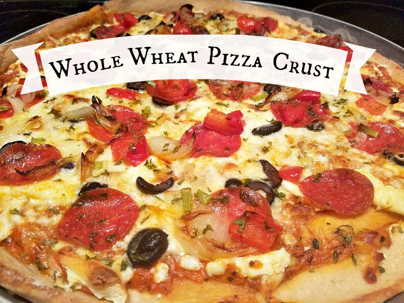 THE REHOMESTEADERS Whole Wheat Pizza Crust